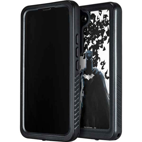 DC Comics Batman Holding batarang Art Galaxy S24 Plus Waterproof Case